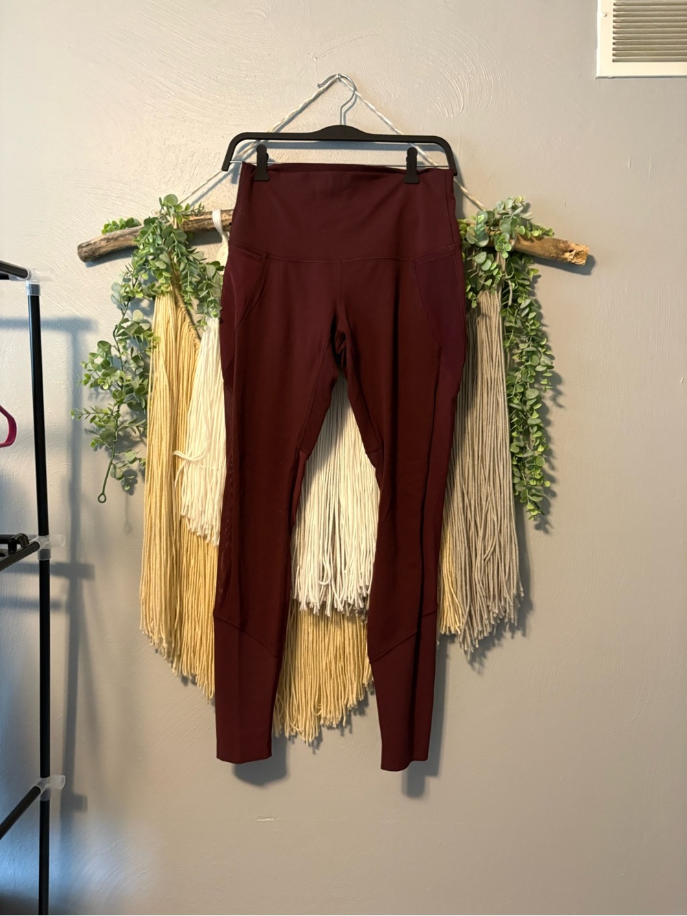 lululemon athletica High-Waist Burgundy Wine Leggings